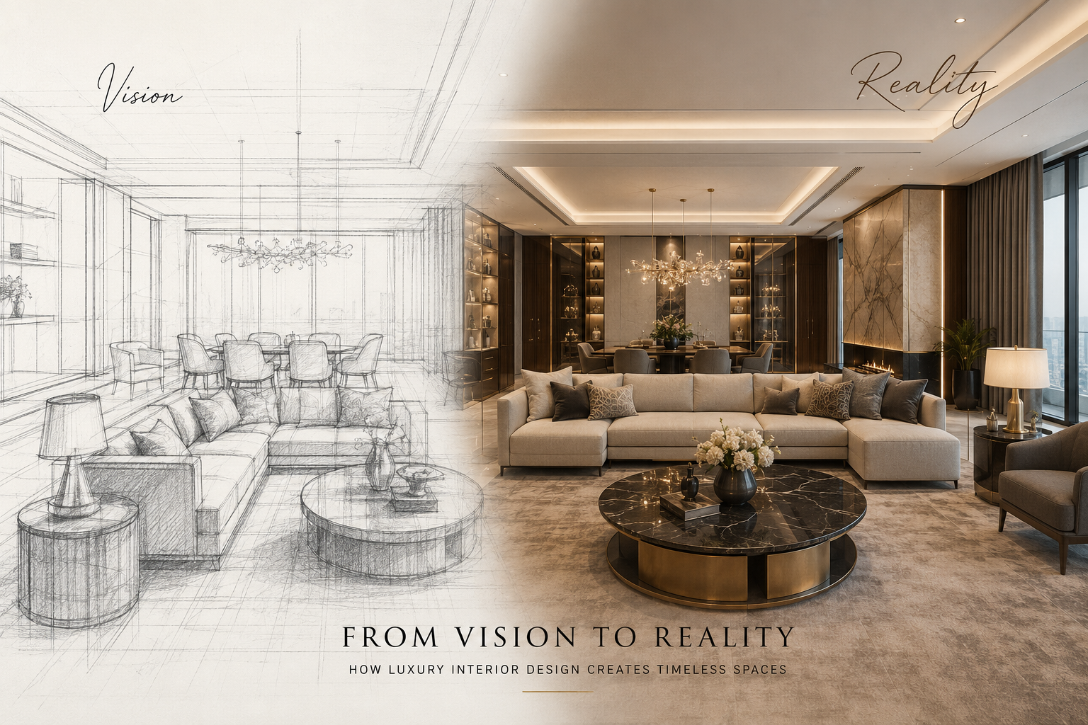 From Vision to Reality: How Luxury Interior Design Creates Timeless Spaces